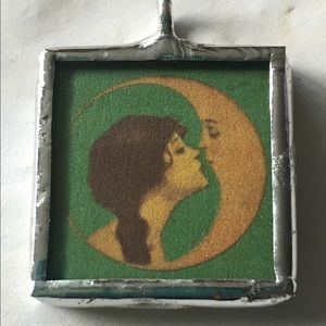 Spell witchy pendant Man Moon Luna Lunar G…